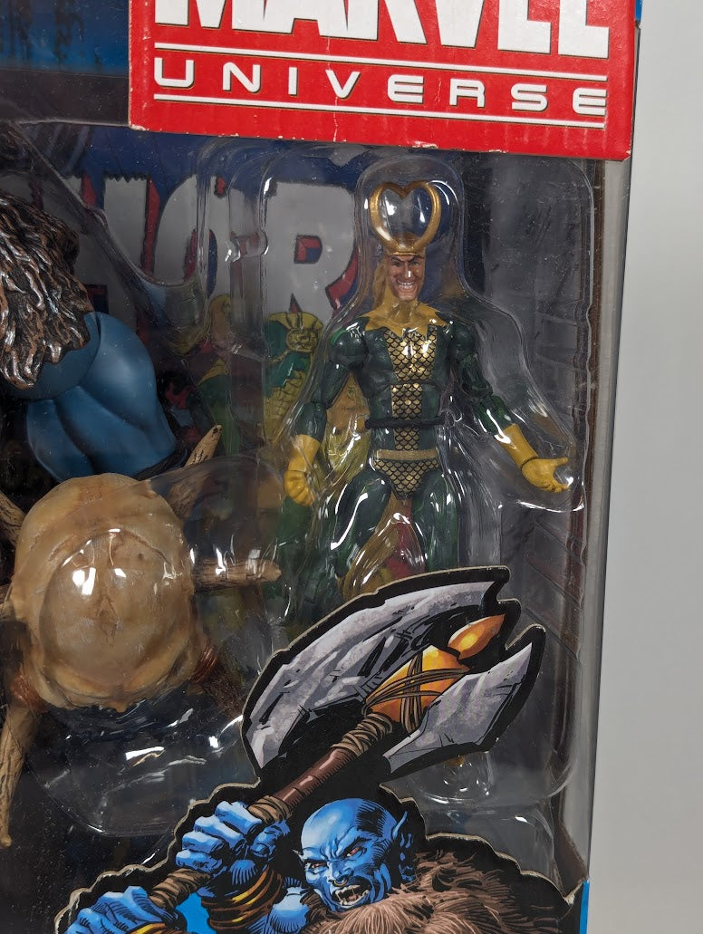 Marvel Universe Savage Frost Giant and Loki Hasbro 2010 Action Figure 2-Pack