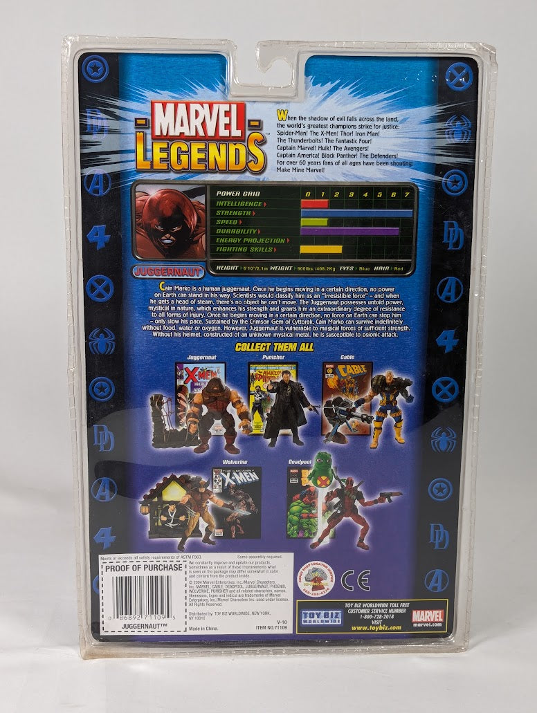 Marvel Legends Juggernaut 2004 ToyBiz Action Figure
