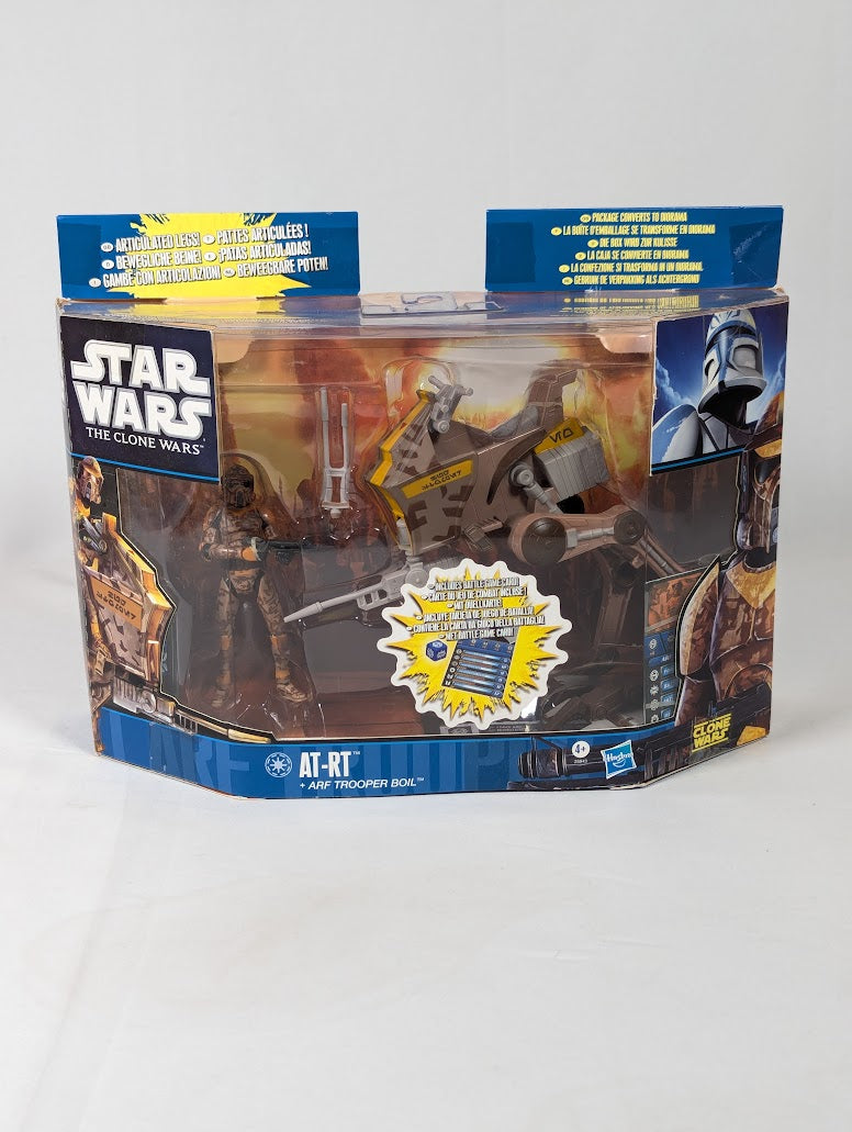 Star Wars The Clone Wars AT-RT & ARF Trooper Boil 2011 Hasbro Action Figure