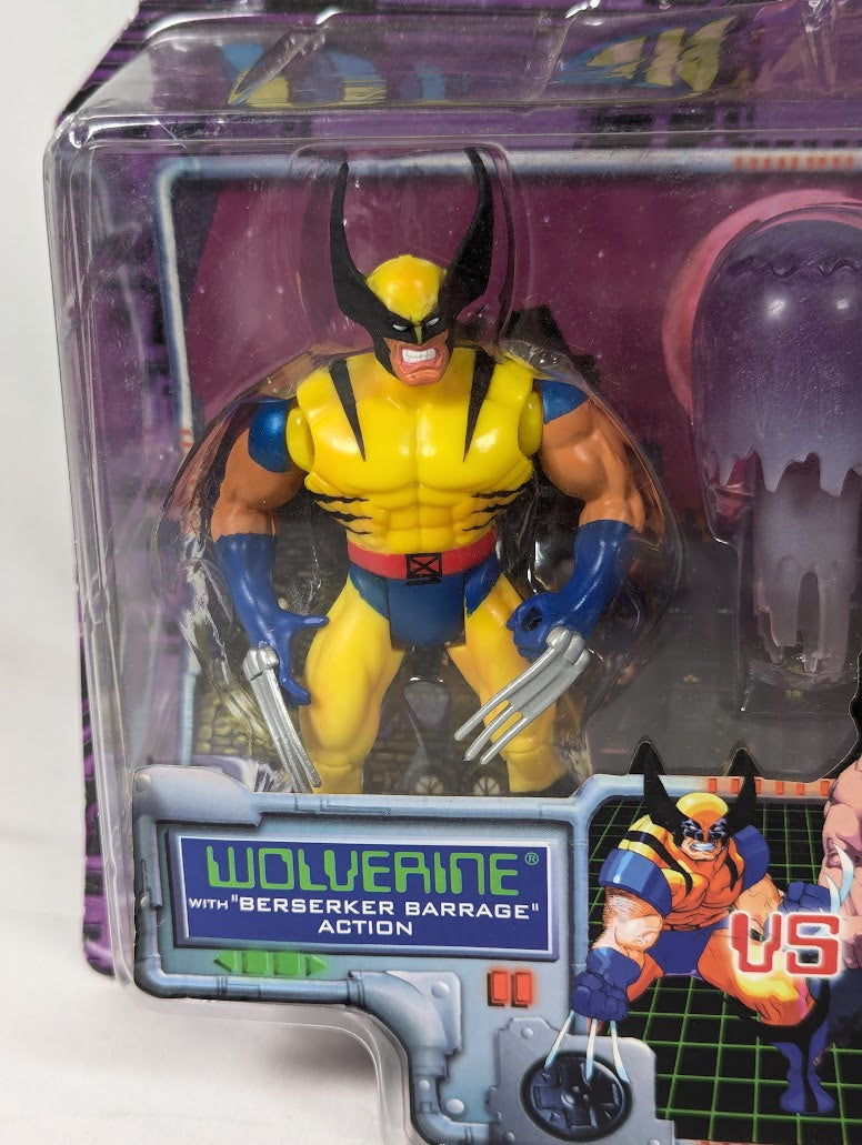 Capcom X-Men vs Street Fighter Video Game Super Stars Wolverine vs Akuma 1997 ToyBiz Action Figure 2-Pack
