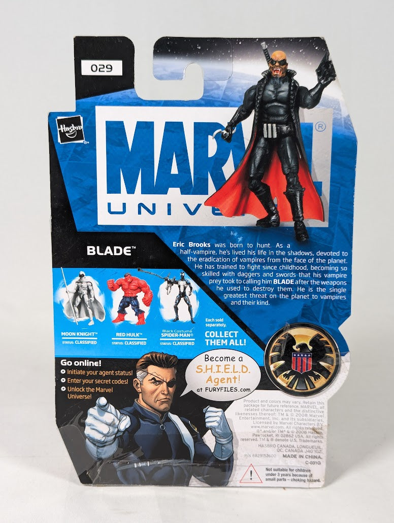 Marvel Universe Blade 2008 Hasbro Action Figure