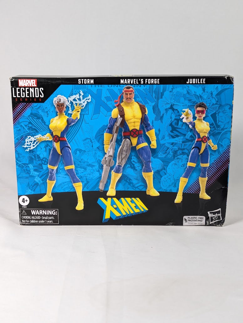 Marvel Legends Storm, Forge & Jubilee 2023 Hasbro Action Figure 3-Pack