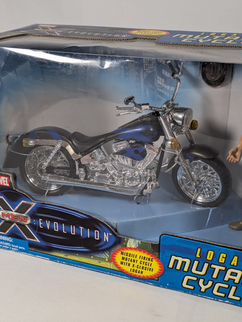 X-Men Evolution Logan Mutant Cycle 2001 ToyBiz Action Figure