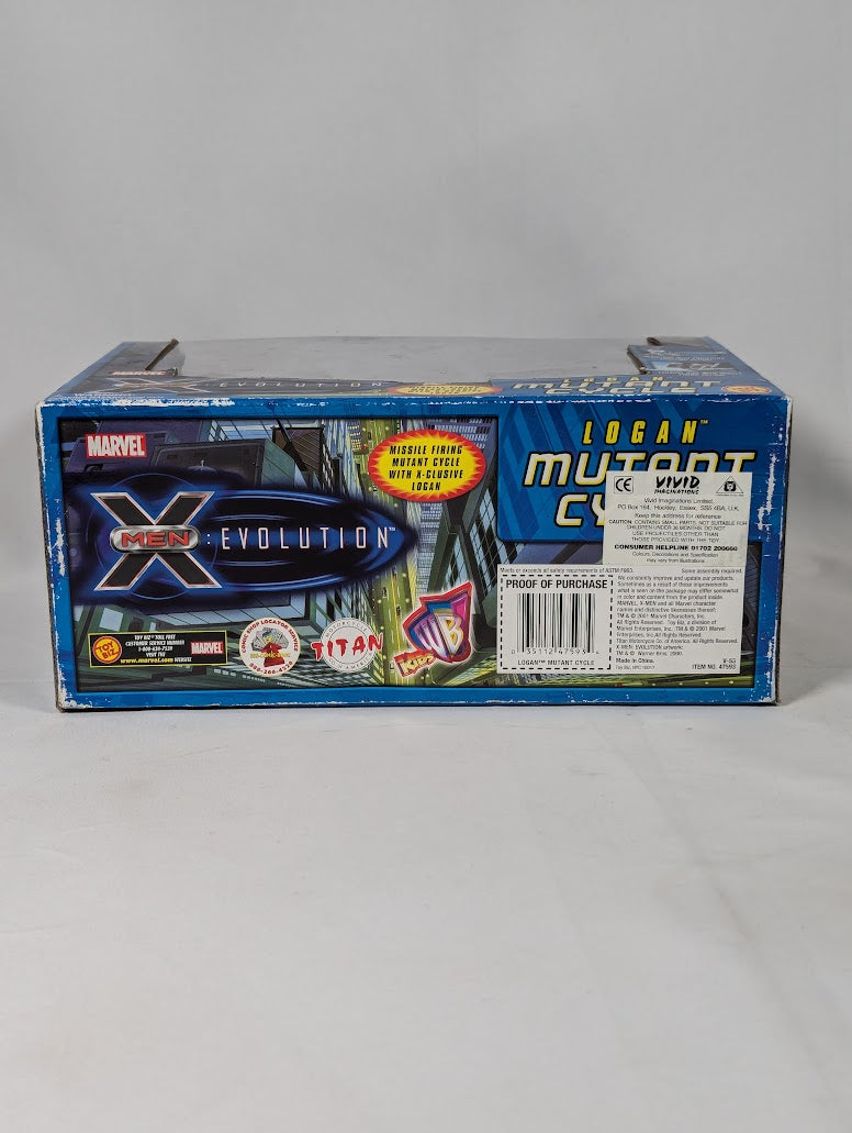 X-Men Evolution Logan Mutant Cycle 2001 ToyBiz Action Figure