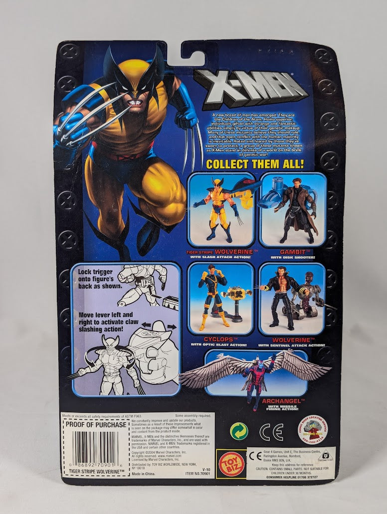 X-Men Tiger Stripe Wolverine 2004 Toybiz Action Figure