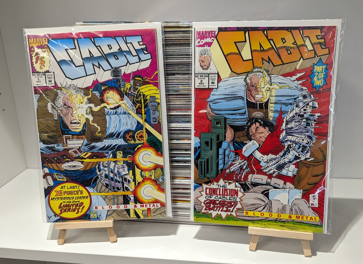 Cable 1993 Issues 1 - 107 & Cable Blood & Metal 1992 Issues 1 + 2 Comic Book Bundle