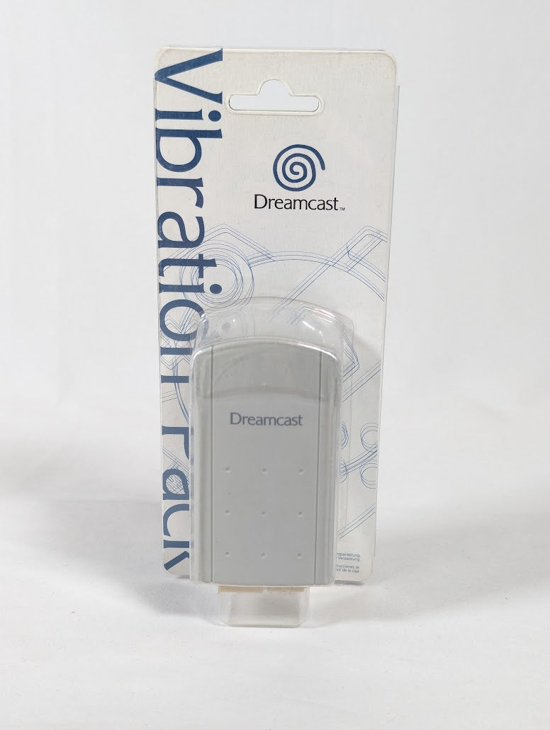 SEGA Dreamcast Transparent Green VMU & Vibration Pack Bundle