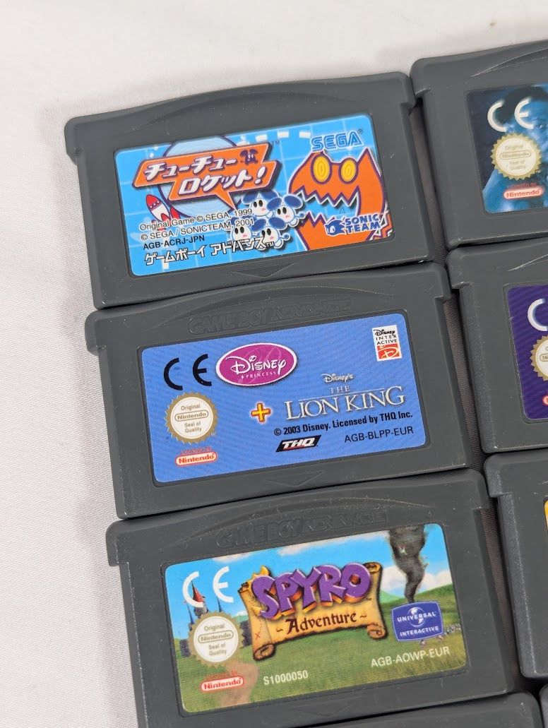 Game Boy Advance Bundle of 15 Video Games (Cartridges Only)