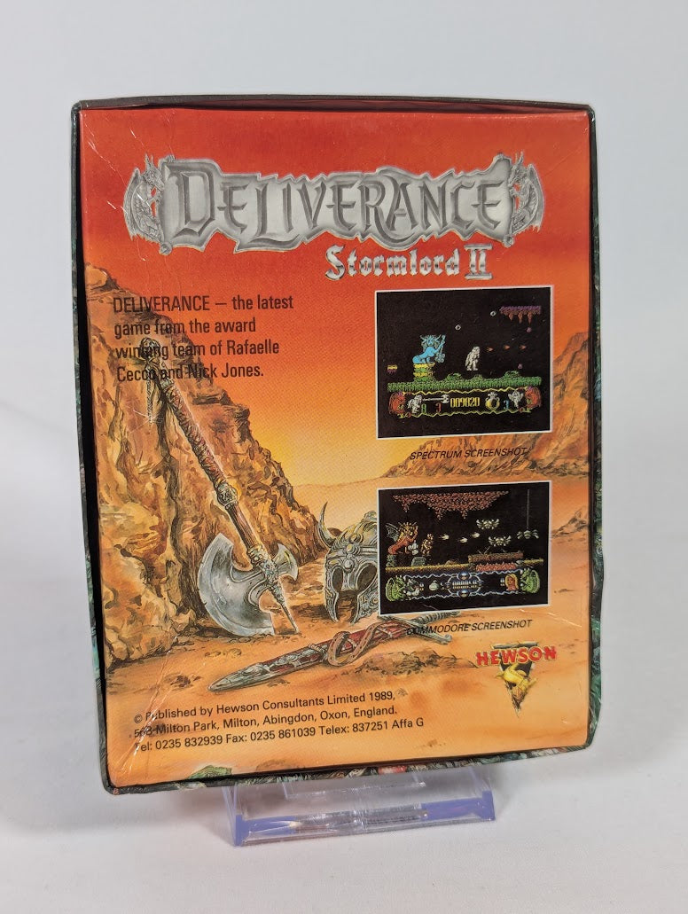 Deliverance Stormlord 2 Amstrad Video Game (Cassette Version)