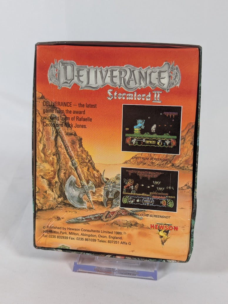 Deliverance Stormlord 2 Amstrad Video Game (Cassette Version)