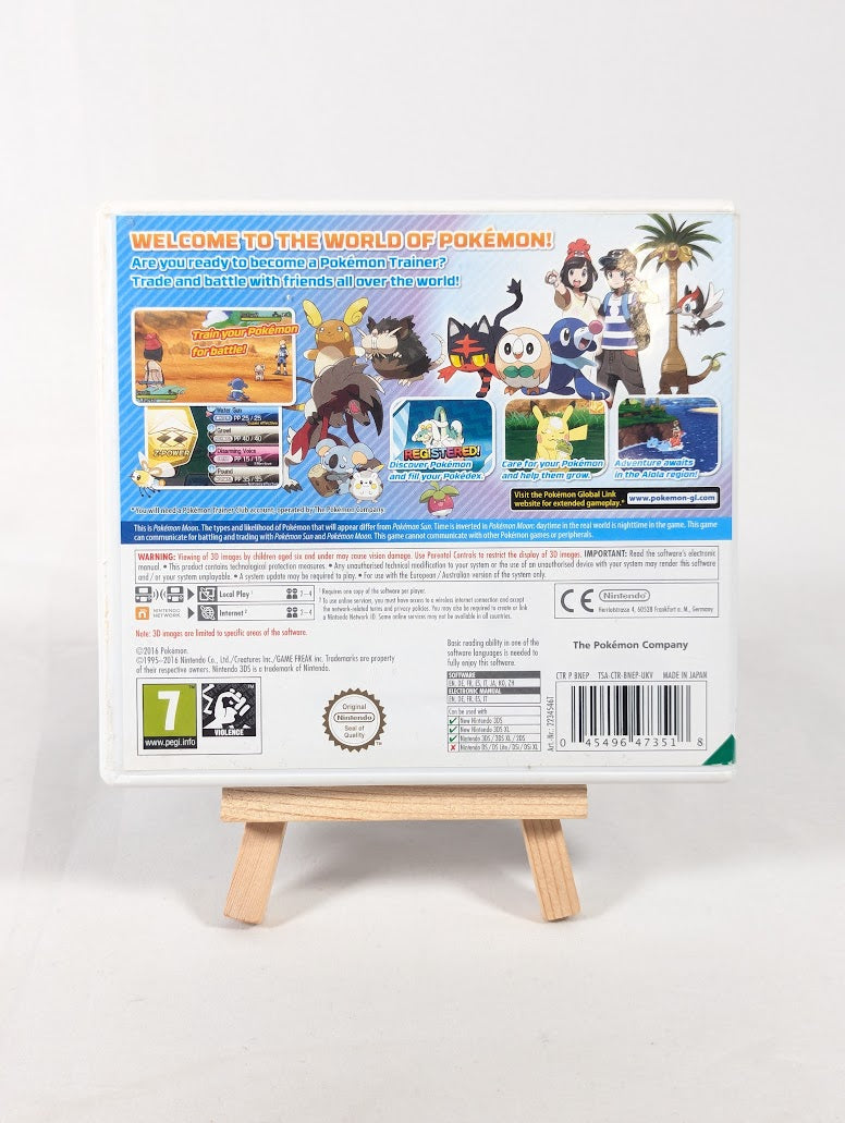 Pokemon Moon Nintendo 3DS Video Game