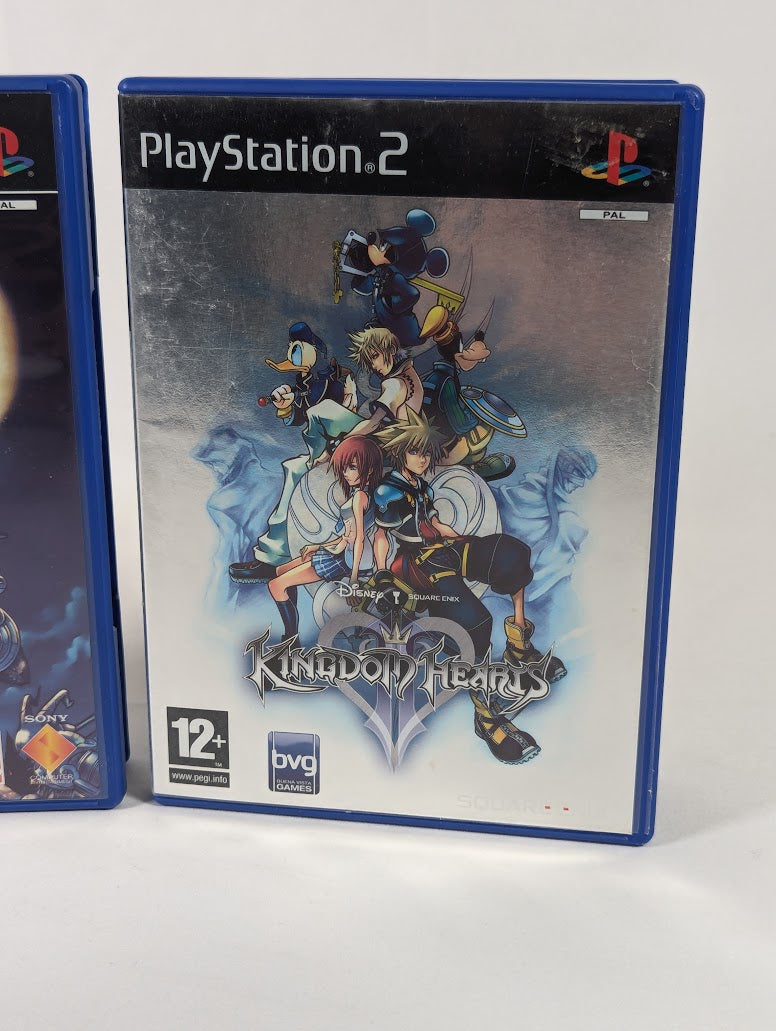 Kingdom Hearts 1 & 2 (First Editions) PS2 Video Game Bundle