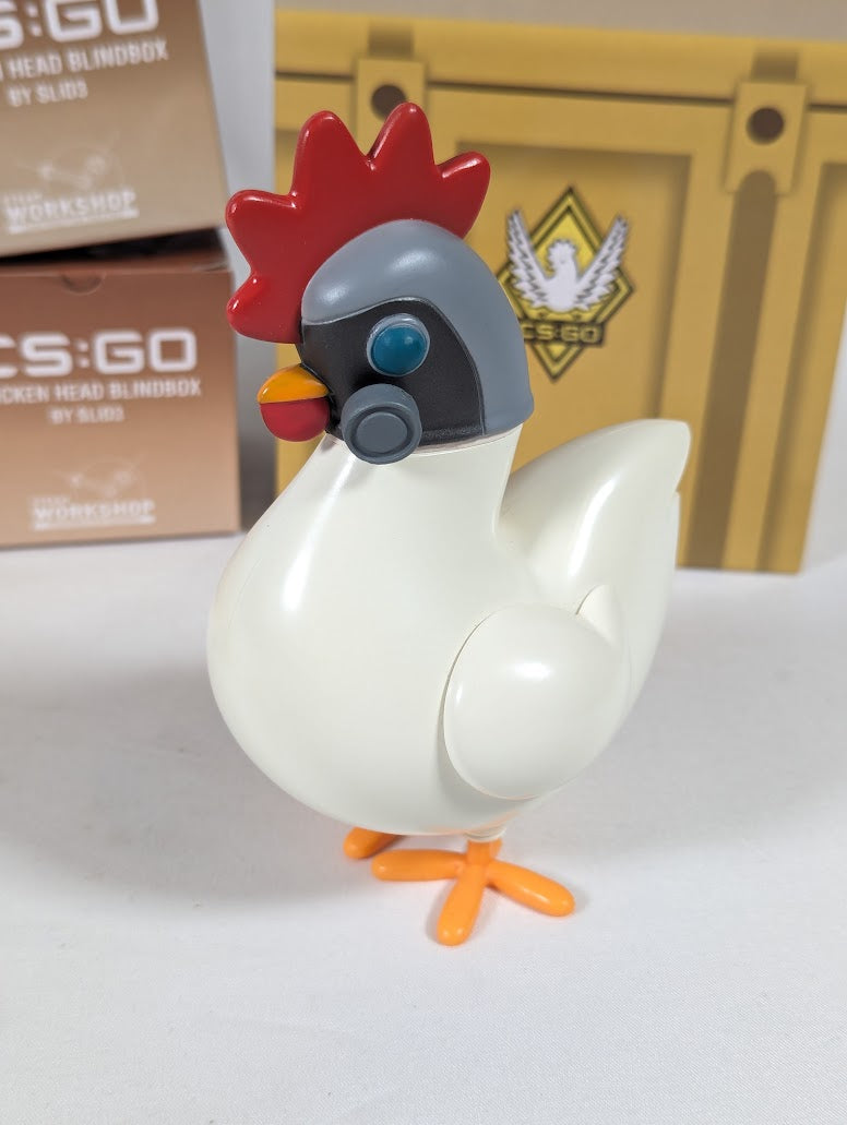 Counter Strike Global Offensive CS:GO Chicken & Crate Figure by SLiD3 With Two Extra Interchangeable Heads