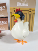 Counter Strike Global Offensive CS:GO Chicken & Crate Figure by SLiD3 With Two Extra Interchangeable Heads