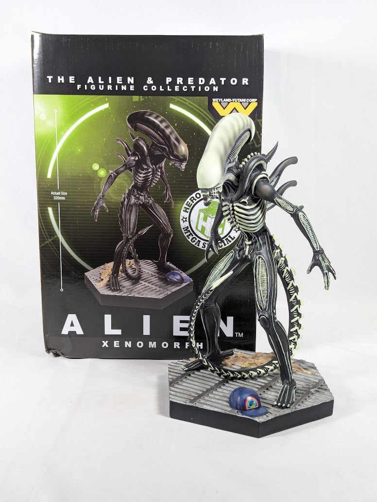 Alien Xenomorph Glow in the Dark Shop Exclusive Variant #2 Eaglemoss Hero Collector Mega Statue Limited Edition 019/200