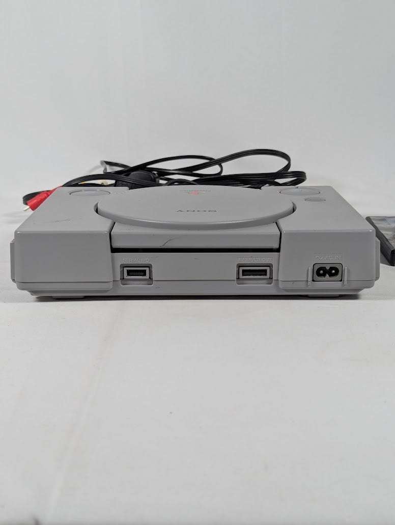 PS1 Console With 5 Games, 2 Controllers, 2 Memory Cards & Power/Video Cables