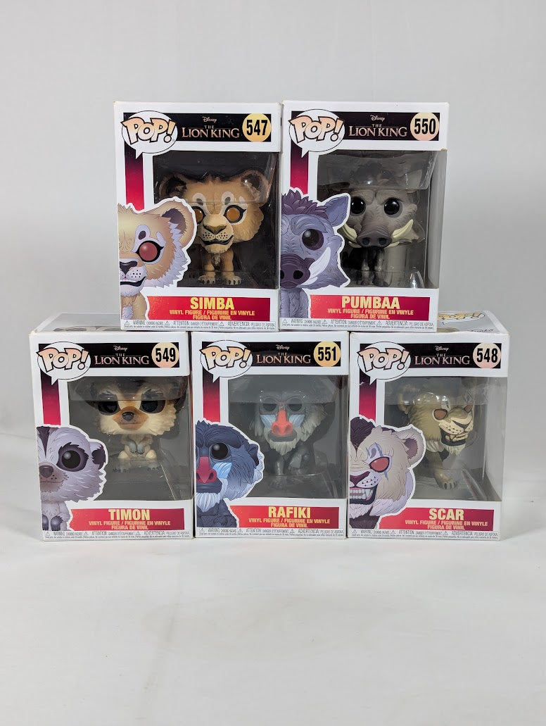 The Lion King Bundle of 5 Funko Pop! Vinyl Figures