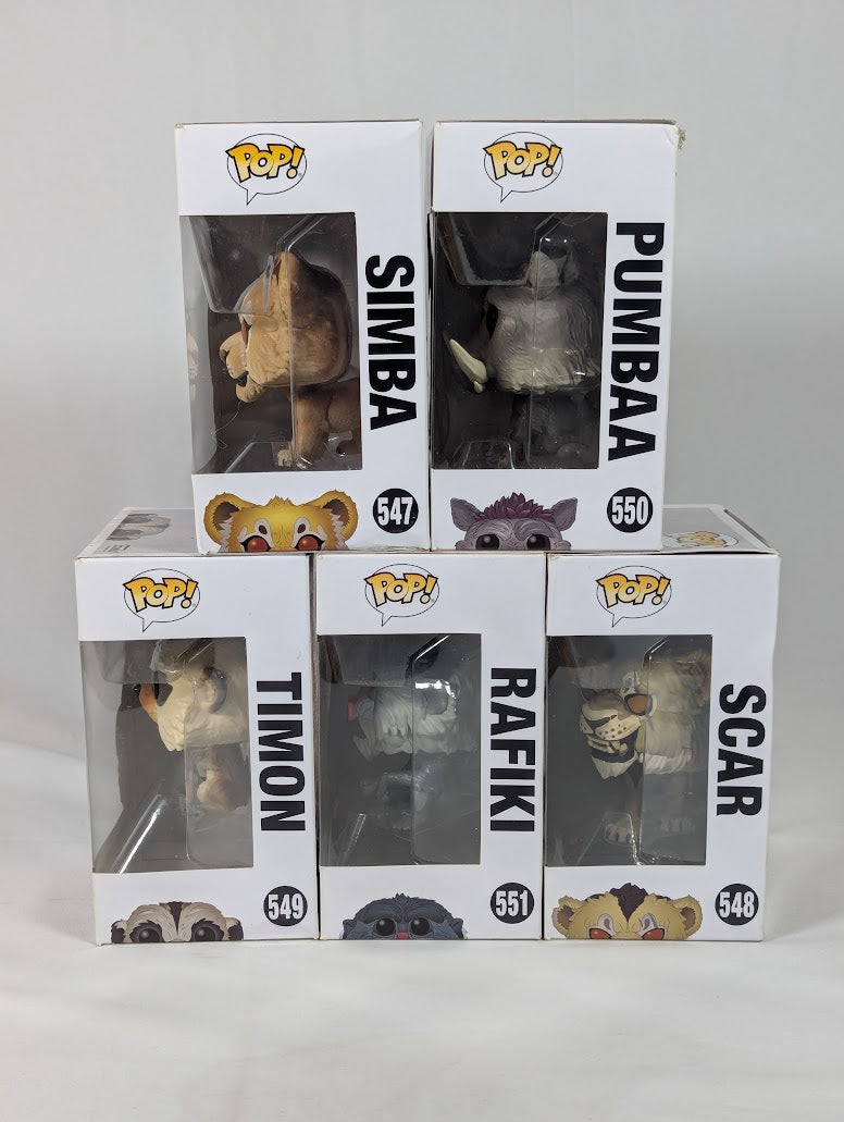 The Lion King Bundle of 5 Funko Pop! Vinyl Figures