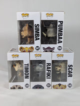The Lion King Bundle of 5 Funko Pop! Vinyl Figures