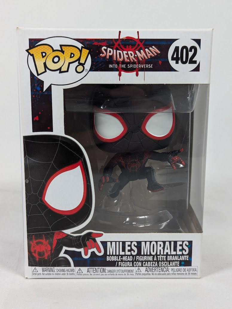 Marvel Spider-Man Into the Spider-Verse Miles Morales Funko Pop! Vinyl Figure #402