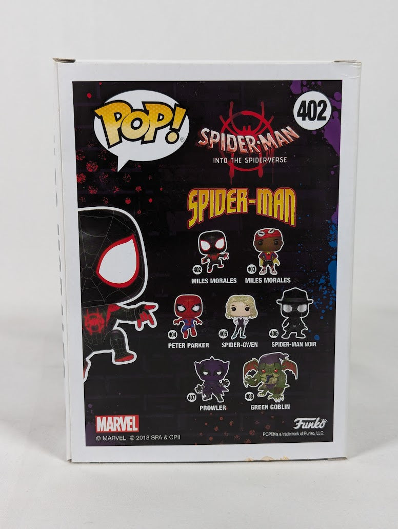Marvel Spider-Man Into the Spider-Verse Miles Morales Funko Pop! Vinyl Figure #402
