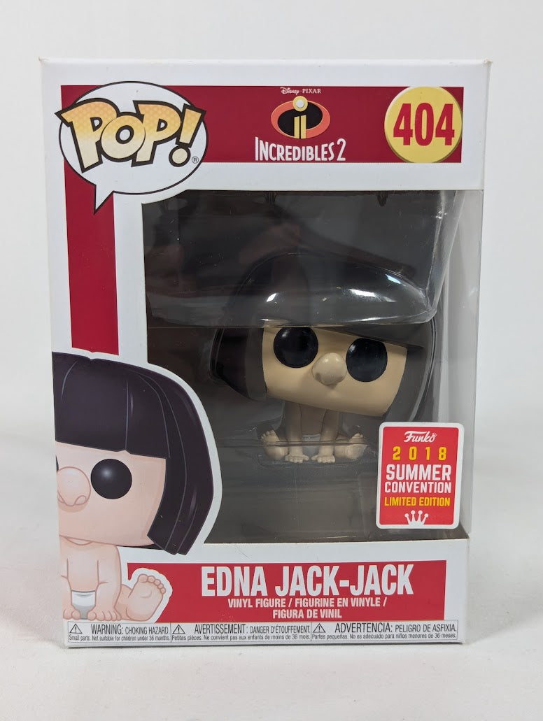 Disney Pixar Incredibles 2 Edna Jack-Jack (2018 Summer Convention Exclusive) Funko Pop! Vinyl Figure #404