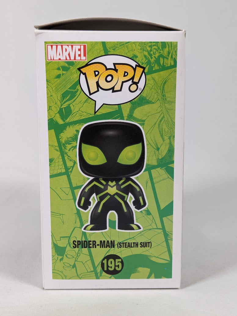Marvel Spider-Man Stealth Suit (Glow in the Dark) Funko Pop! Vinyl Figure #195