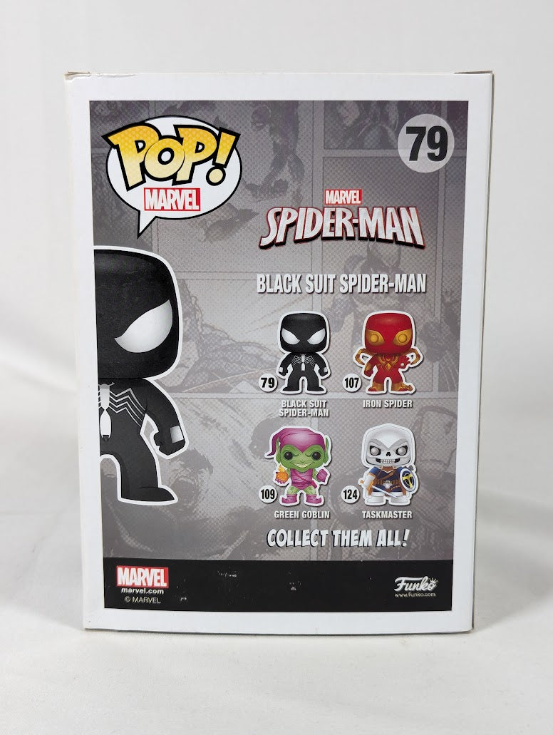 Marvel Spider-Man Black Suit Spider-Man (Glow in the Dark) (Underground Toys) Funko Pop! Vinyl Figure #79