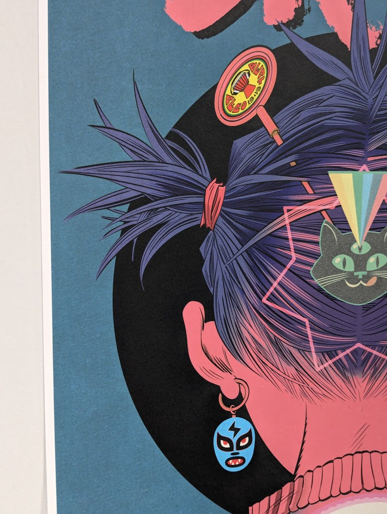 Gorillaz Song Machine Glow in the Dark Poster Print #4 Limited Edition 24/750
