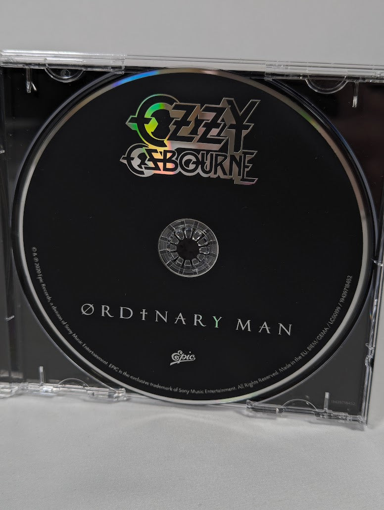 Ozzy Osbourne Ordinary Man Signed CD & Sealed Cassette Tape Bundle