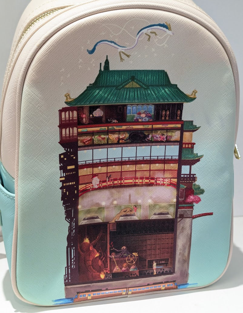 Studio Ghibli Spirited Away Bathhouse Loungefly Backpack