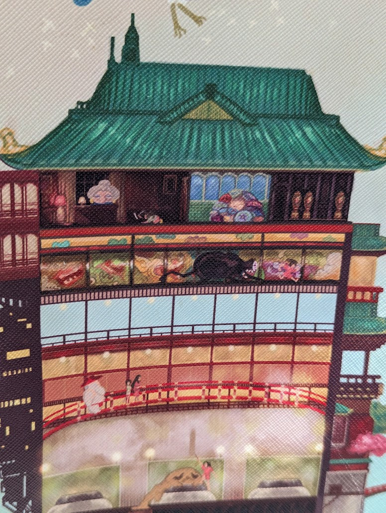 Studio Ghibli Spirited Away Bathhouse Loungefly Backpack