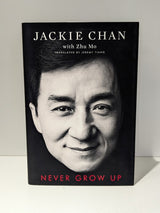 Jackie Chan Never Grow Up Signed Limited Edition Hardcover With Sleeve and CoA