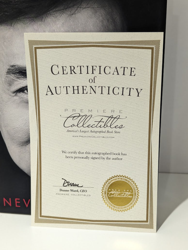 Jackie Chan Never Grow Up Signed Limited Edition Hardcover With Sleeve and CoA