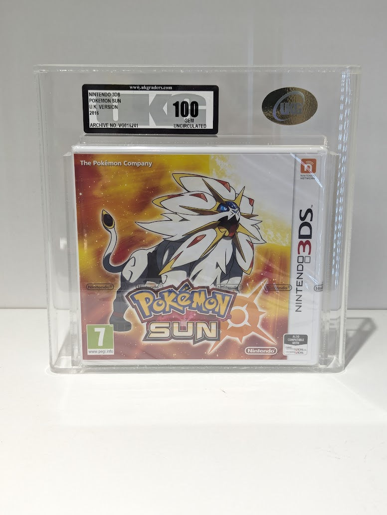 Pokemon Sun Nintendo 3DS UK Graders Graded 100