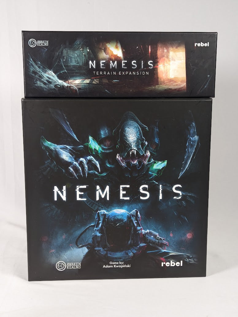 Nemesis Core Base Game & Terrain Expansion Board Game Bundle