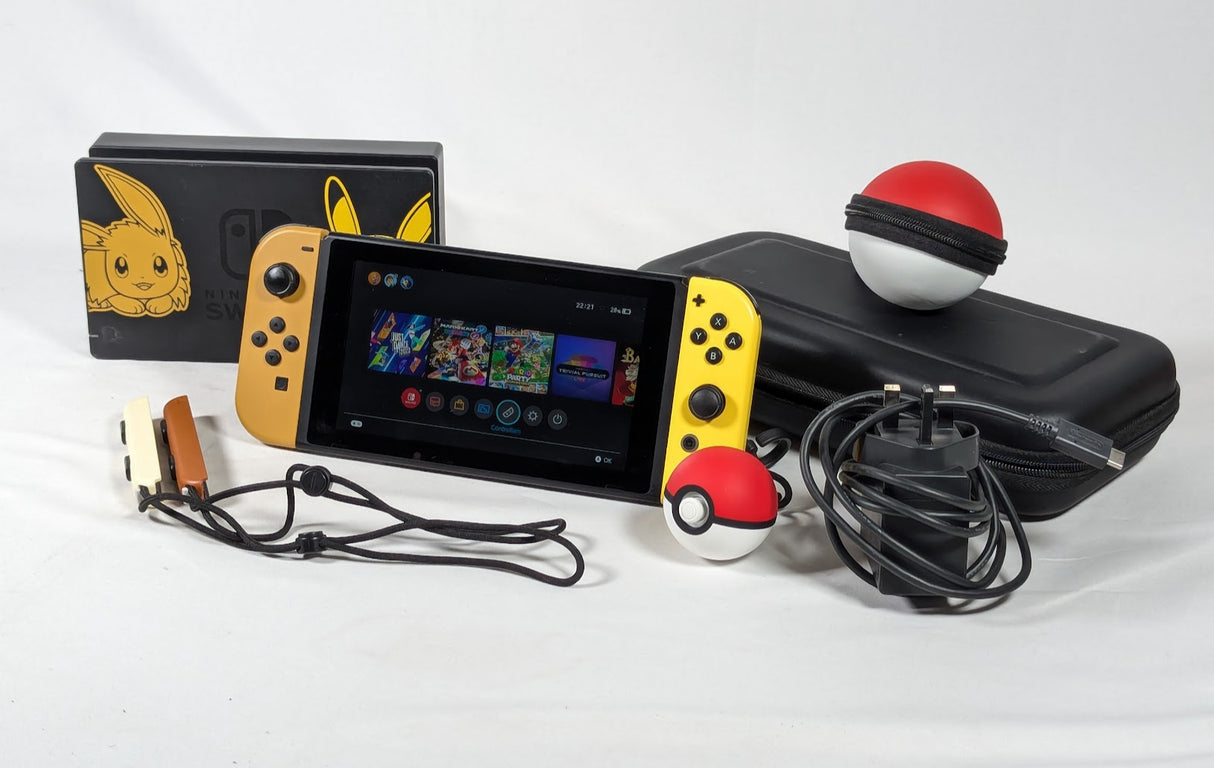 Nintendo Switch Pokemon Let's Go Limited Edition Console (No Box)