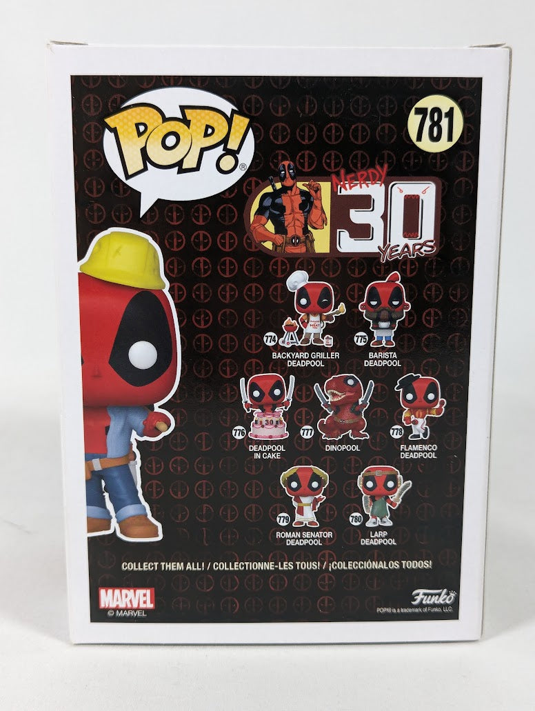 Marvel Deadpool Construction Worker Deadpool Funko Pop! Vinyl Figure #781
