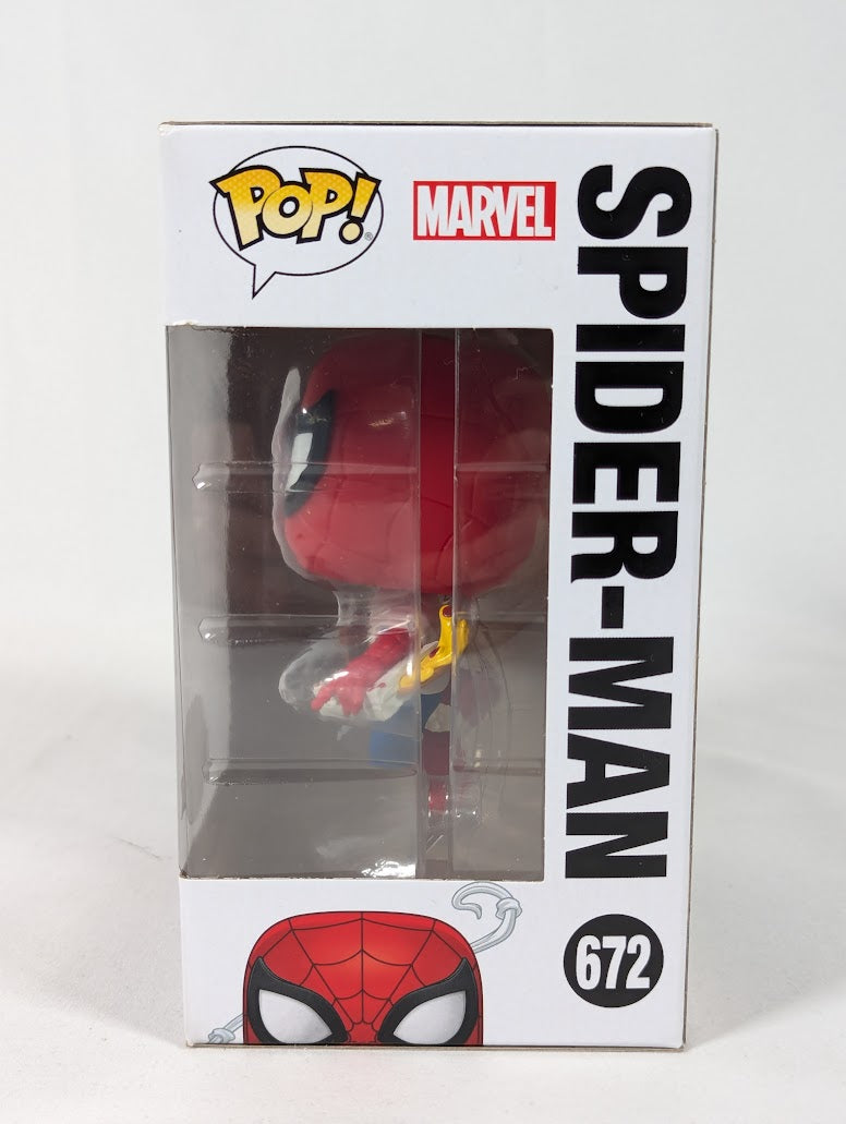 Marvel Spider-Man With Pizza (Eat the Universe) Funko Pop! Vinyl Figure #672