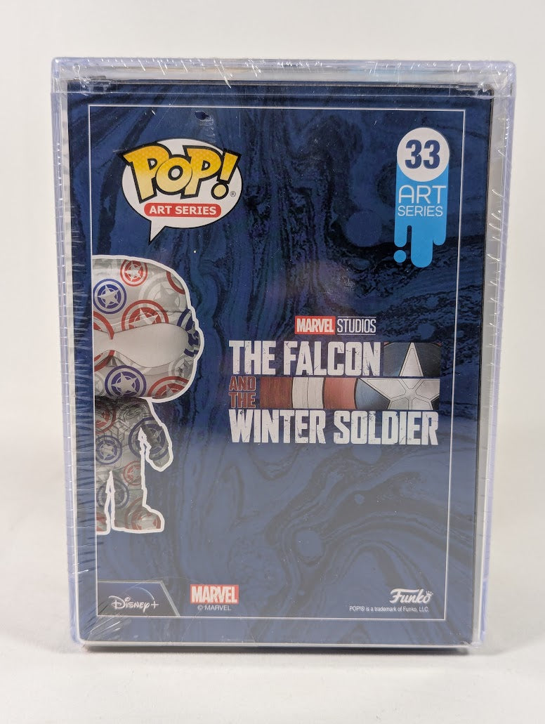 Marvel The Falcon and the Winter Soldier Captain America (Art Series) Funko Pop! Vinyl Figure #33