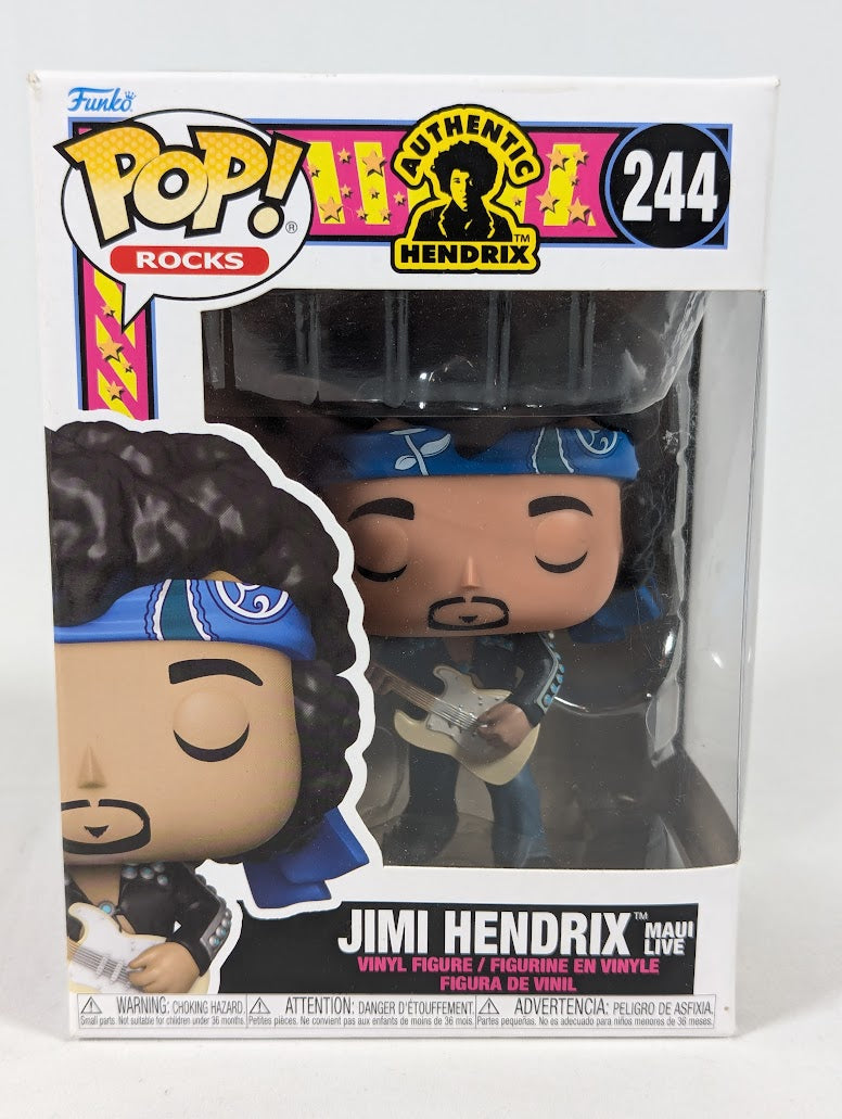 Authentic Hendrix Jimi Hendrix Maui Live Funko Pop! Vinyl Figure #244