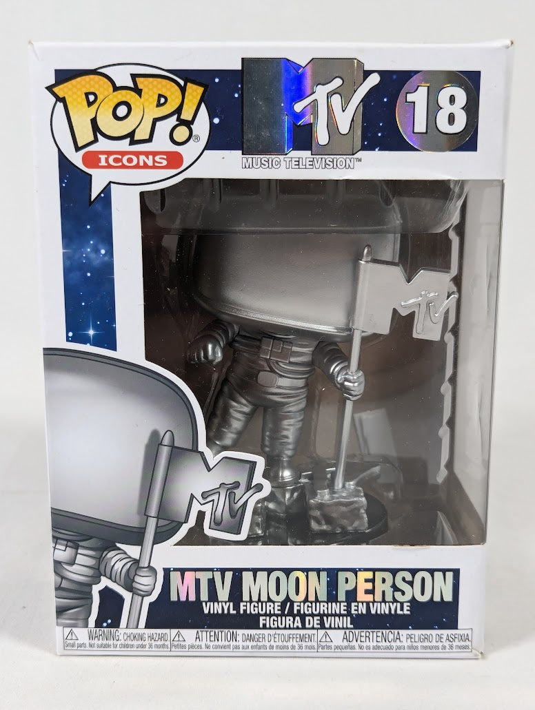 MTV Moon Person (Silver) Funko Pop! Vinyl Figure #18