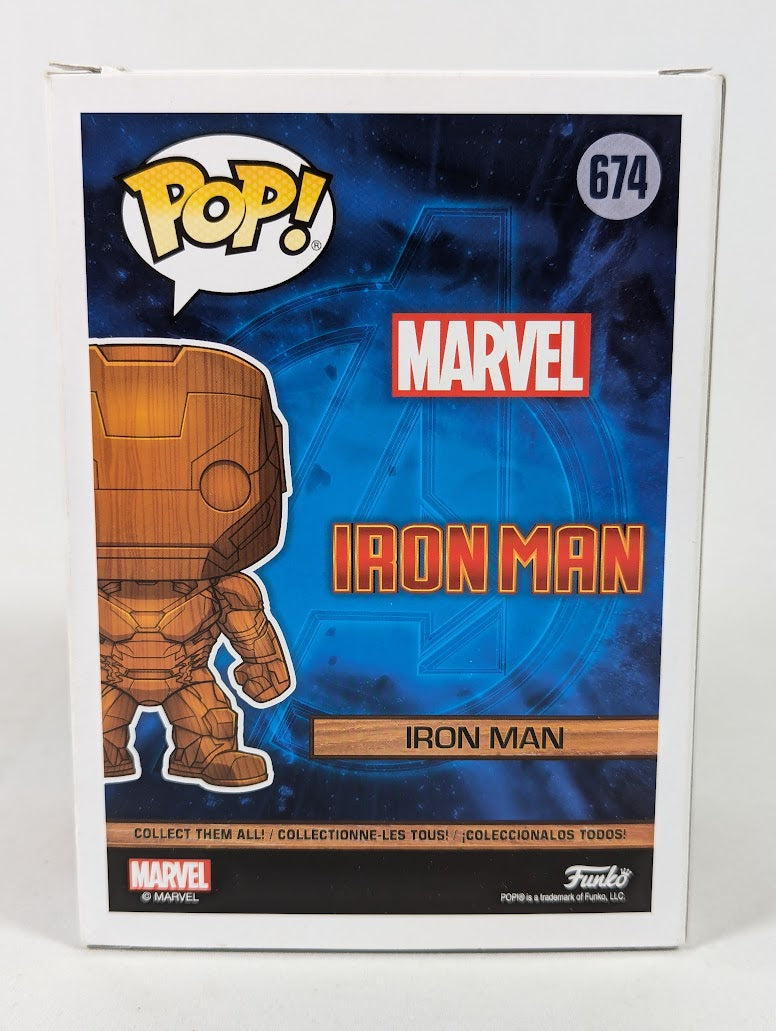 Marvel Iron Man (Wooden) Funko Pop! Vinyl Figure #674