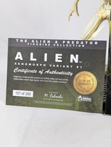 Alien Xenomorph Glow in the Dark Comic Con Exclusive Variant #1 Eaglemoss Hero Collector Mega Statue Limited Edition 157/200