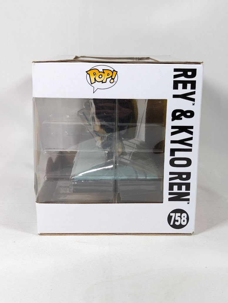 Star Wars Rey & Kylo Ren (Glow in the Dark) Funko Pop! Vinyl Figure #758