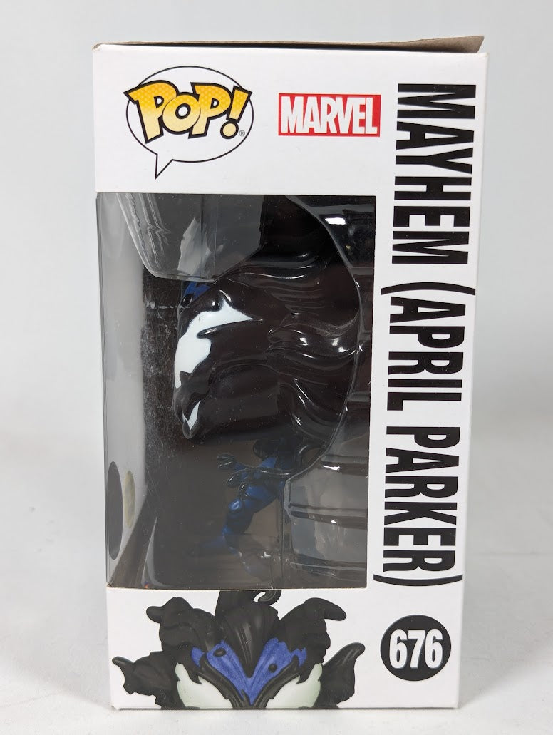 Marvel Venom Mayhem April Parker (Glow in the Dark) (Pop in a Box Exclusive) Funko Pop! Vinyl Figure #676