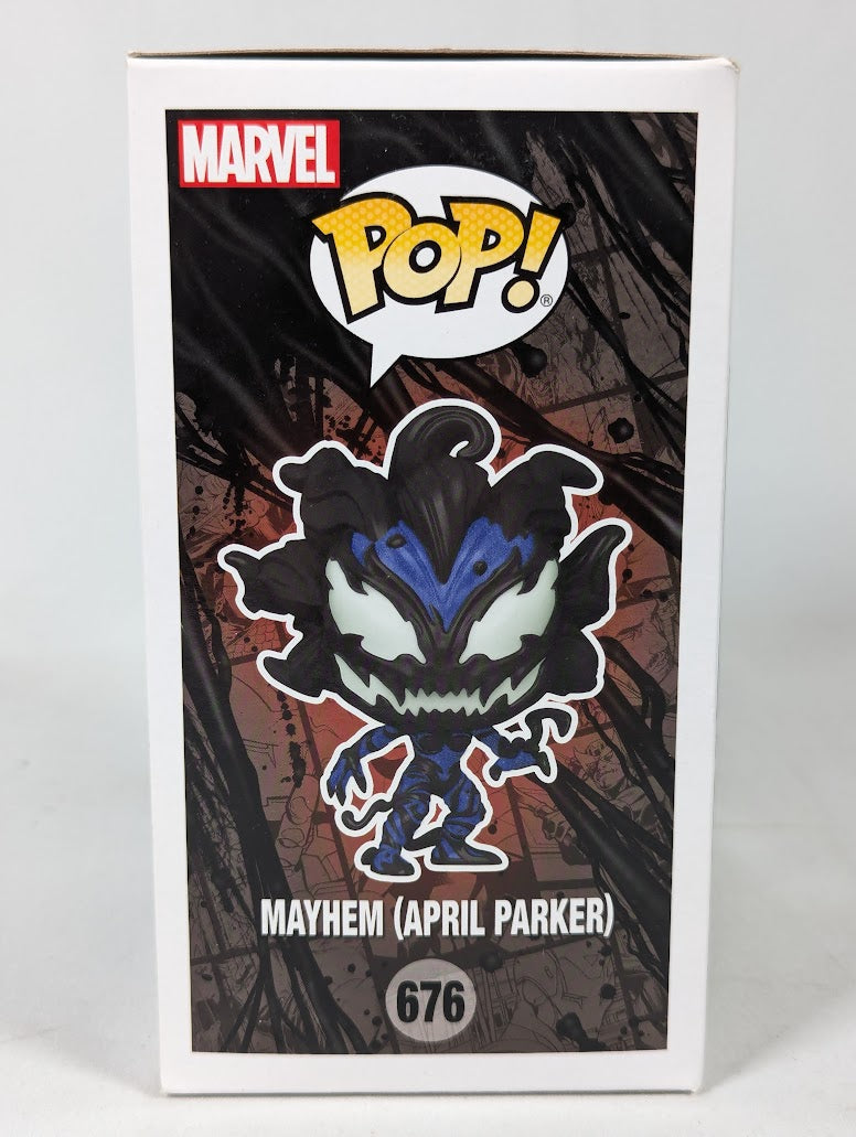 Marvel Venom Mayhem April Parker (Glow in the Dark) (Pop in a Box Exclusive) Funko Pop! Vinyl Figure #676
