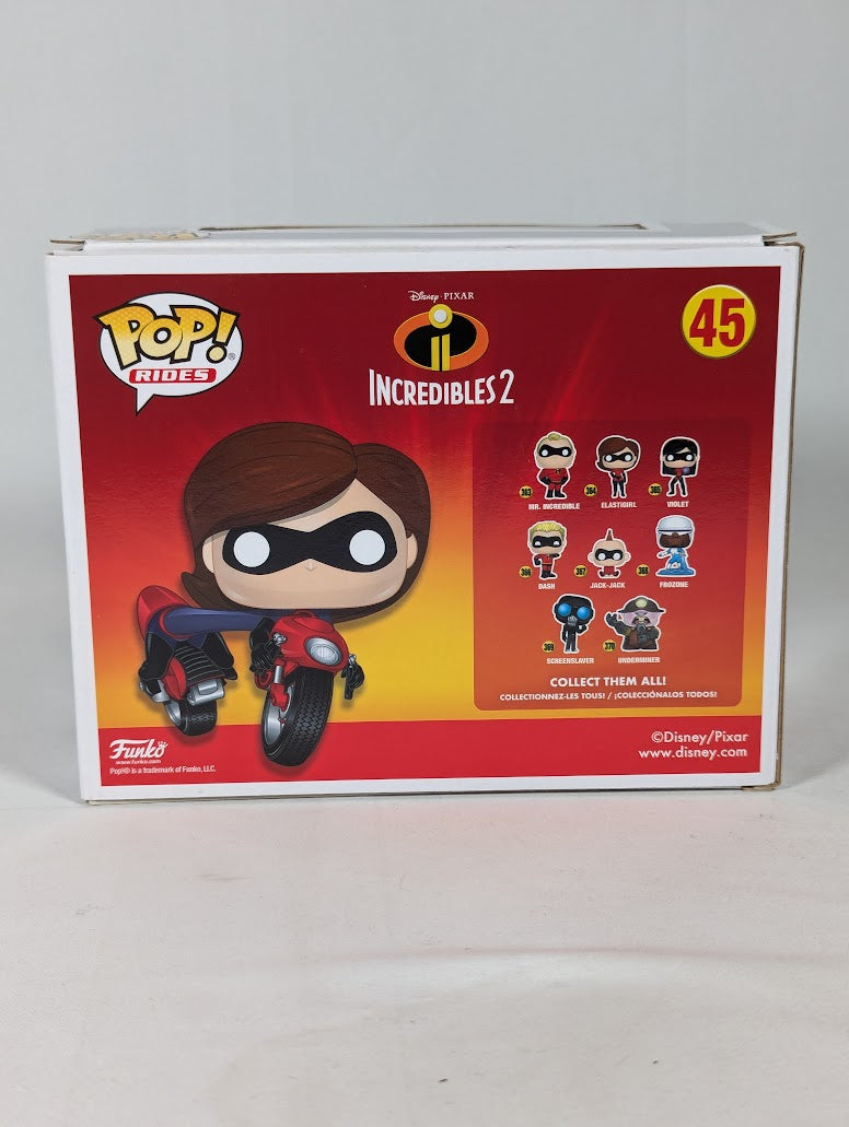 Disney Pixar Incredibles 2 Elastigirl on Elasticycle Funko Pop! Rides Vinyl Figure #45