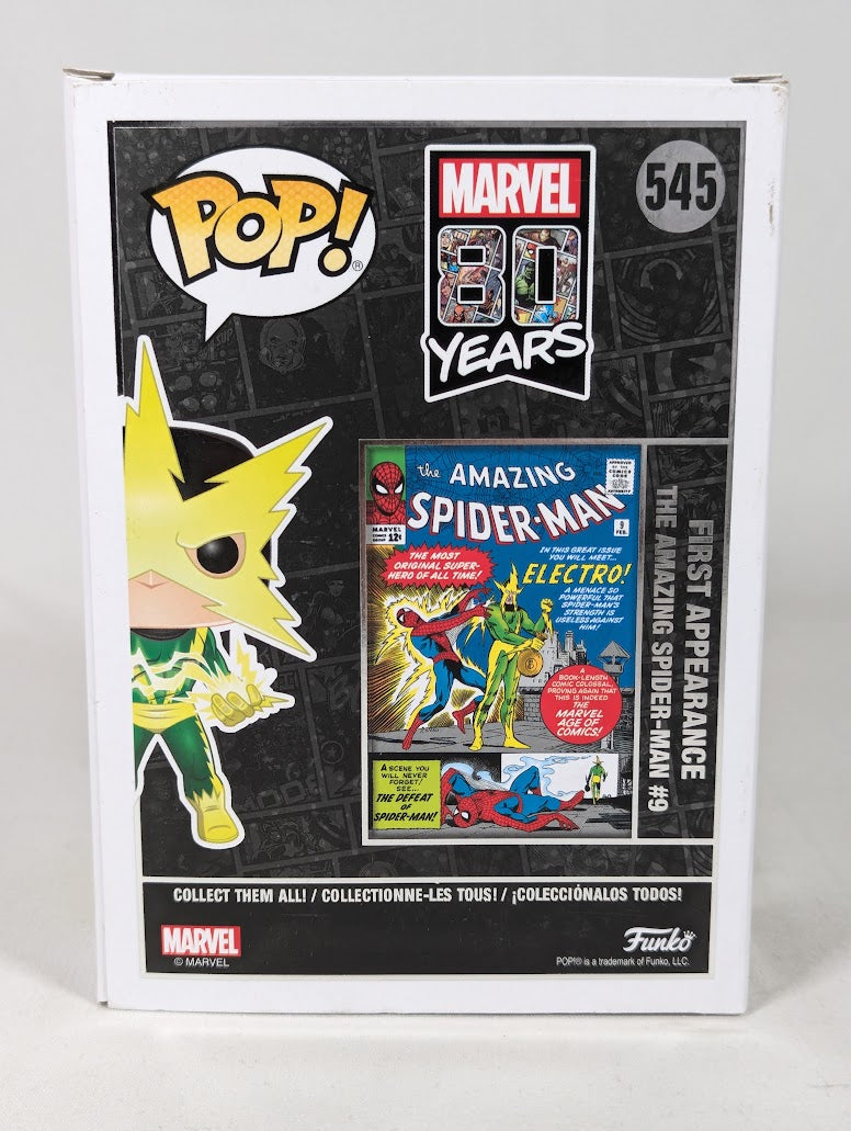 Marvel 80 Years Electro (Special Edition) Funko Pop! Vinyl Figure #545
