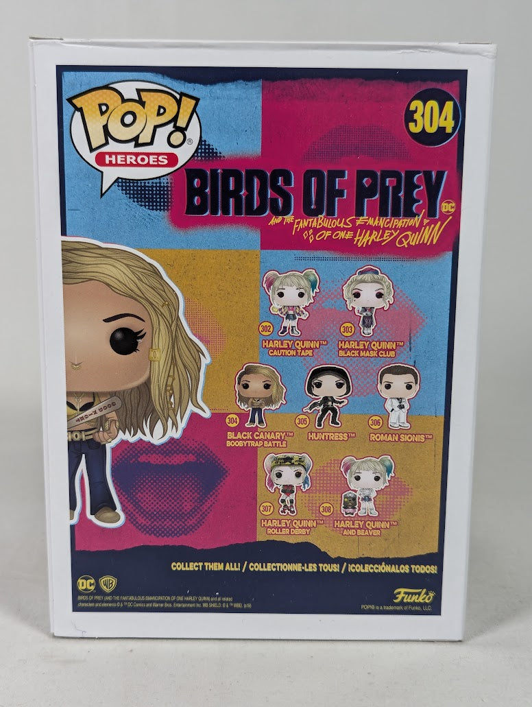 DC Comics Birds of Prey Black Canary Boobytrap Battle Funko Pop! Vinyl Figure #304